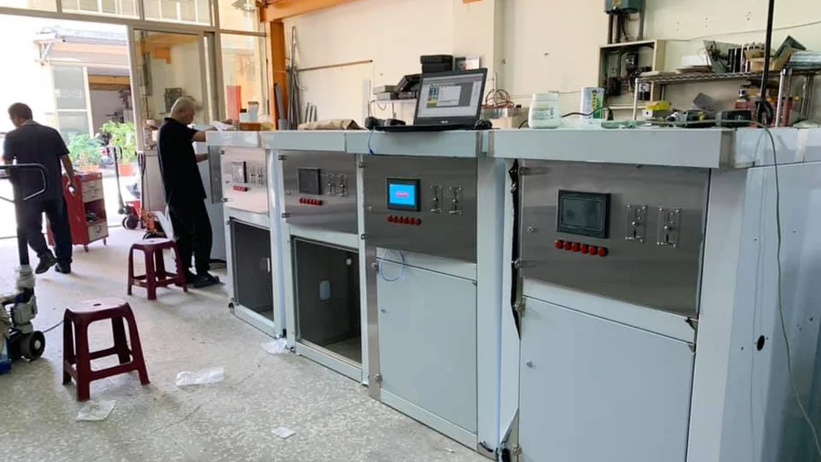 優而美設備製造與展示現場